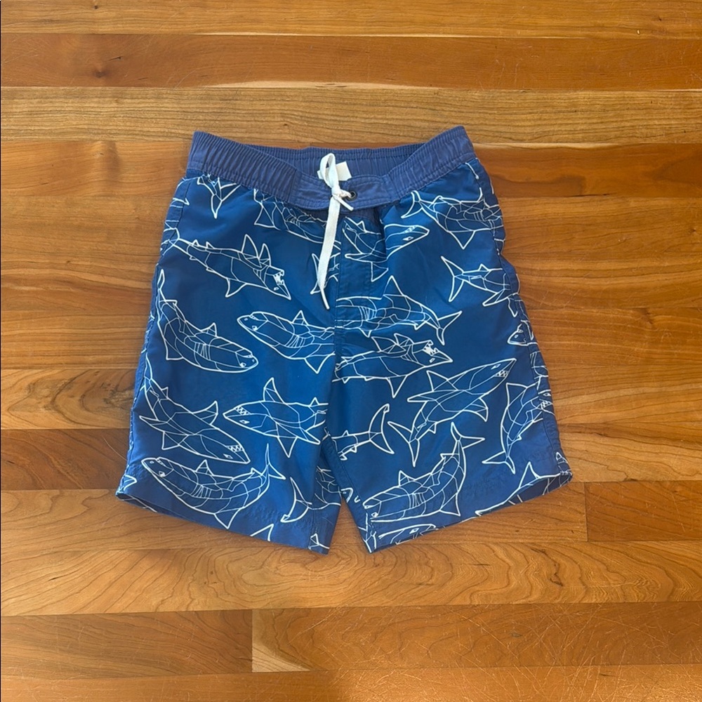 Hanna Andersson Blue Swim Shorts